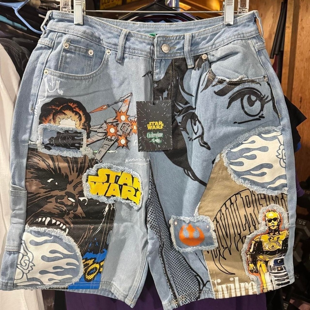 Civil Regime x Star Wars jean shorts NWT! Men's size 30